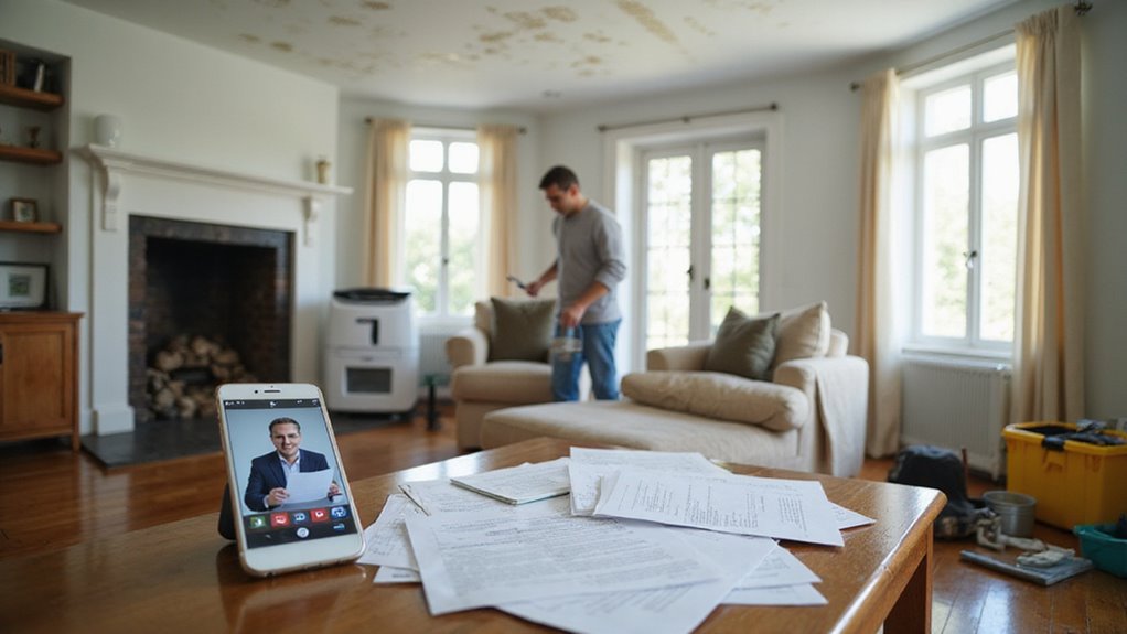 act quickly document protect property