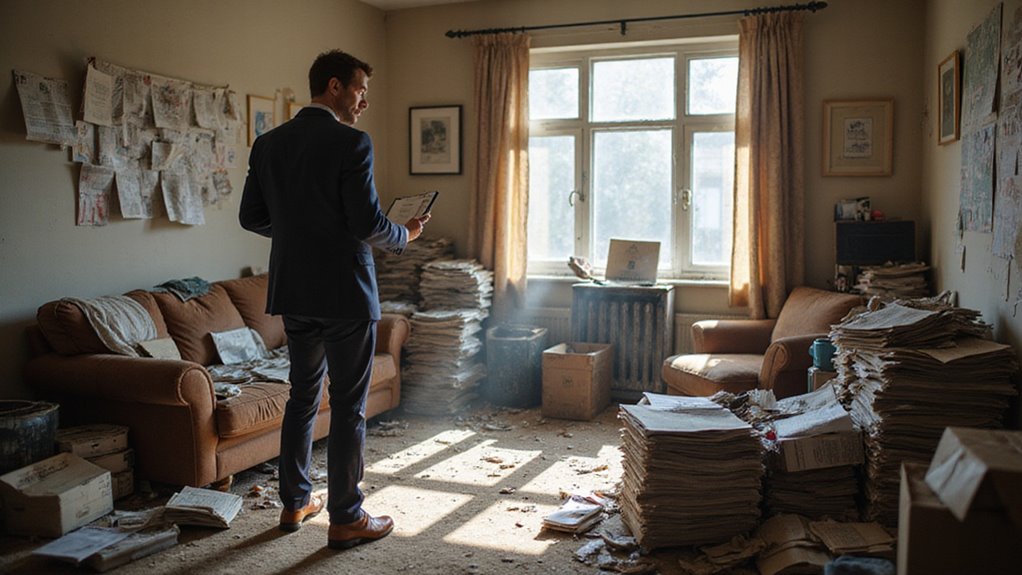 hoarding reduces property value