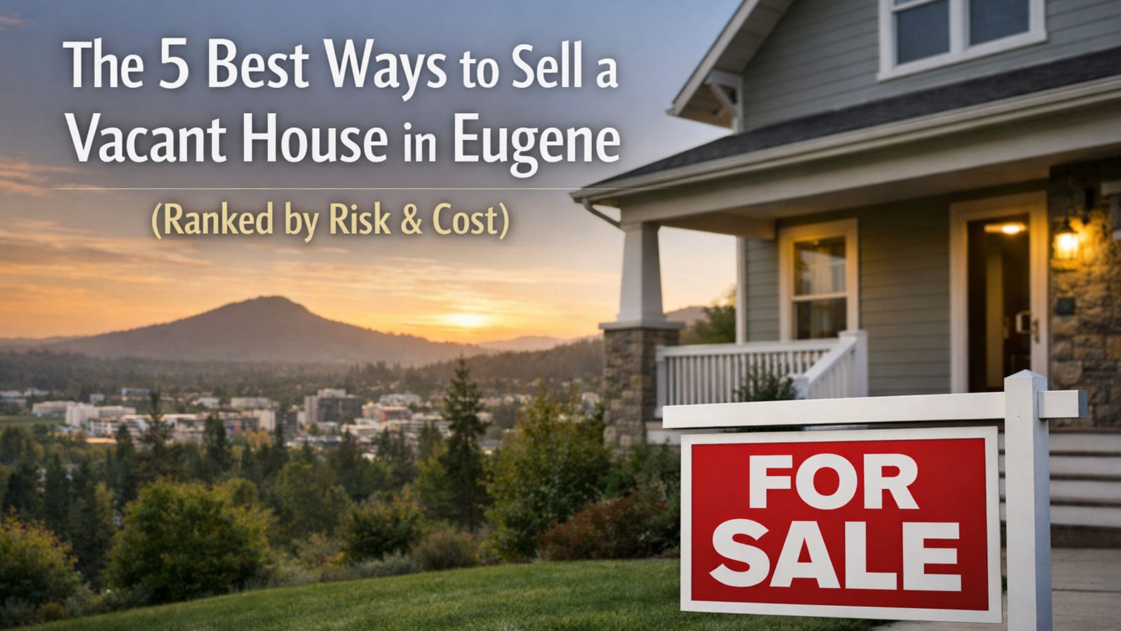 Best Ways to Sell a Vacant House in Eugene