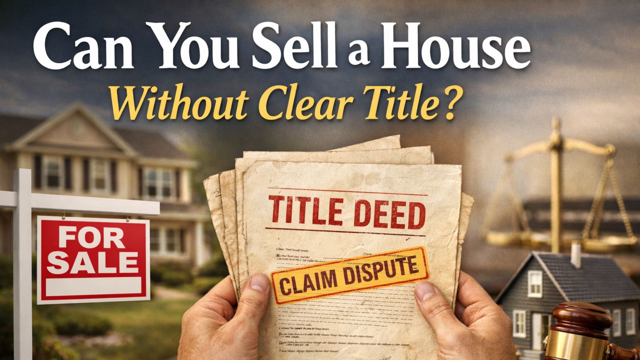Can You Sell a House Without Clear Title?