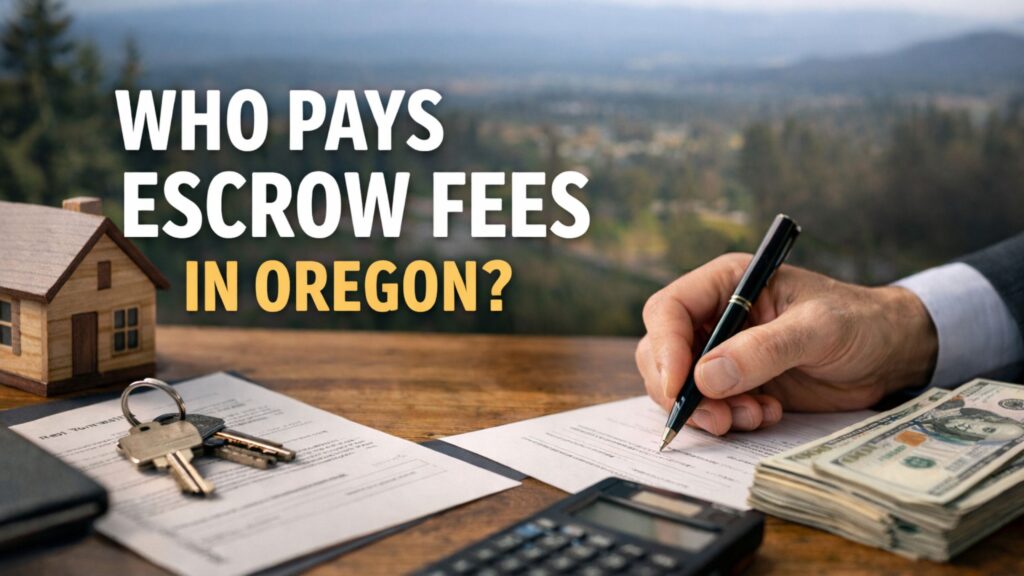Who Pays Escrow Fees in Oregon?