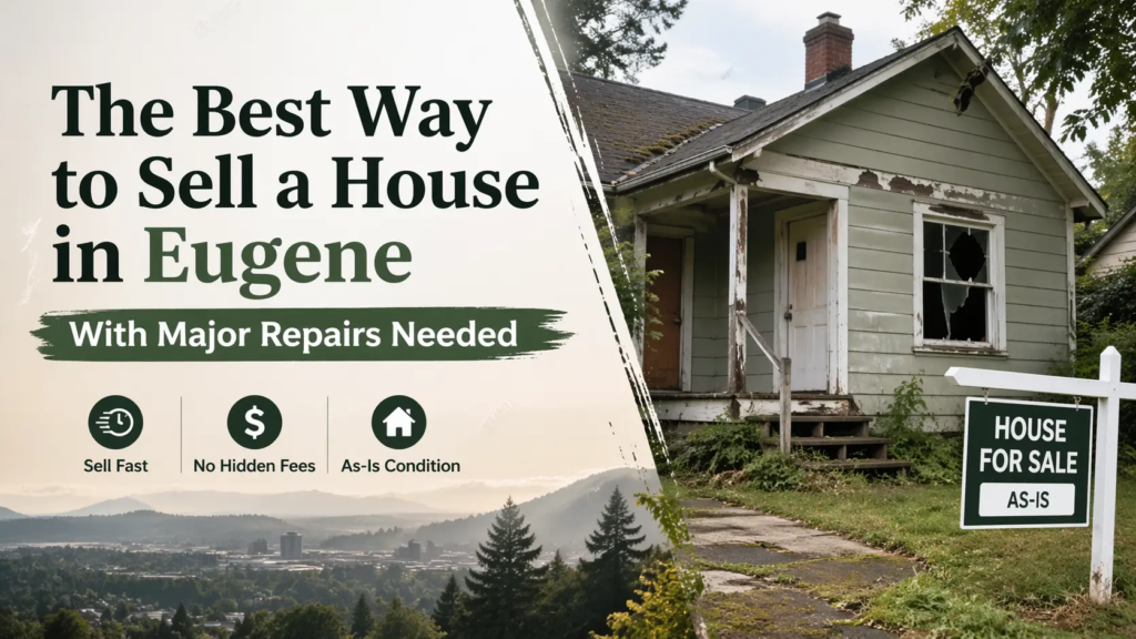 The Best Way to Sell a House in Eugene With Major Repairs Needed