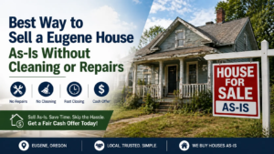Best Way to Sell a Eugene House As-Is Without Cleaning or Repairs