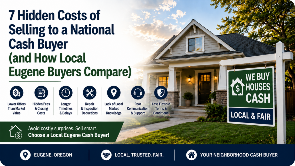  7 Hidden Costs of Selling to a National Cash Buyer (and How Local Eugene Buyers Compare)